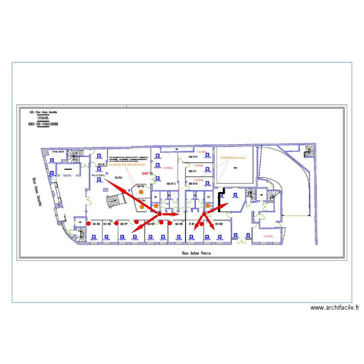 RDC JEAN JAURES. Plan de 0 pièce et 0 m2