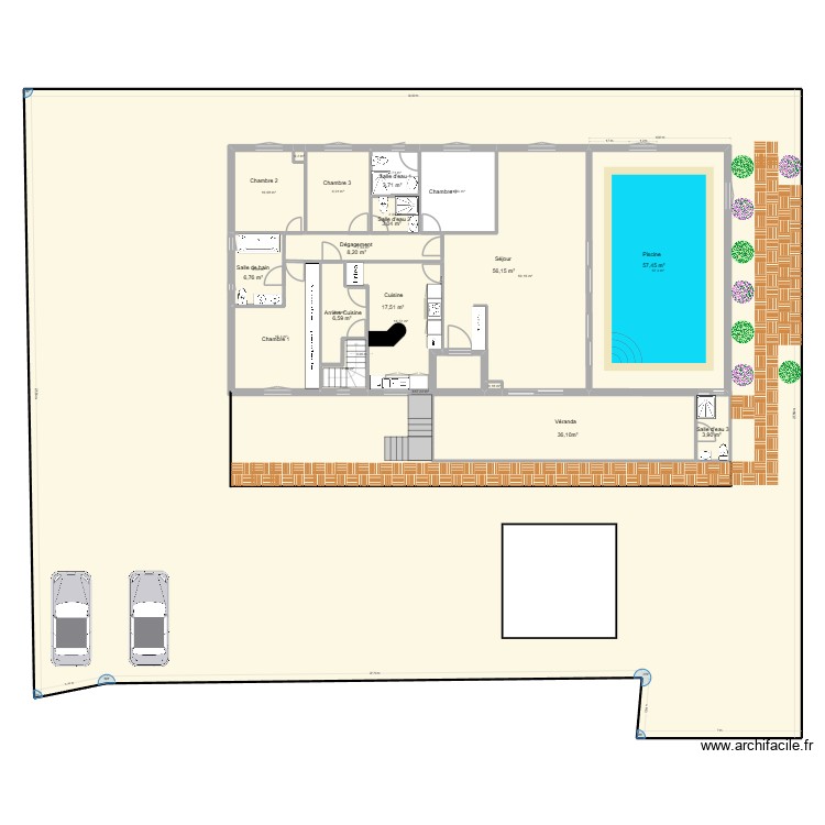 6 f&eacute;vrier. Plan de 0 pièce et 0 m2