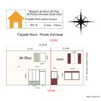 PC 9  Fa&ccedil;ade nord apr&egrave;s travaux liser&eacute; blanc 2