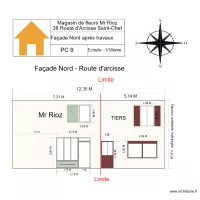 PC 9  Fa&ccedil;ade nord apr&egrave;s travaux liser&eacute; blanc 2