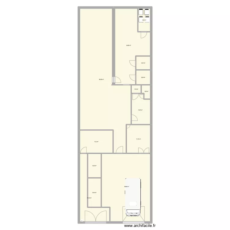 cuisine traiteur bis. Plan de 