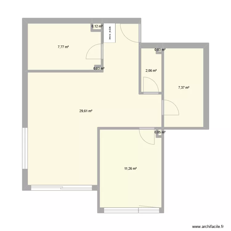 Charles - Existant. Plan de 