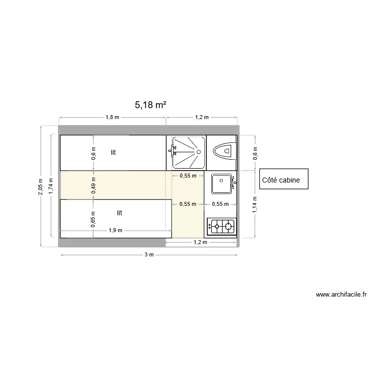 MASTER POSITION NUIT. Plan de 