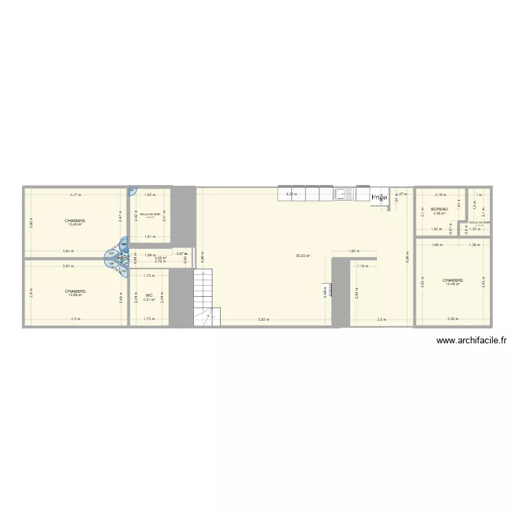 PLAN MAISON SIM. Plan de 10 Pièces et 112 m² PLAN MAISON SIM. Plan de 10 Pièces et 112 m²