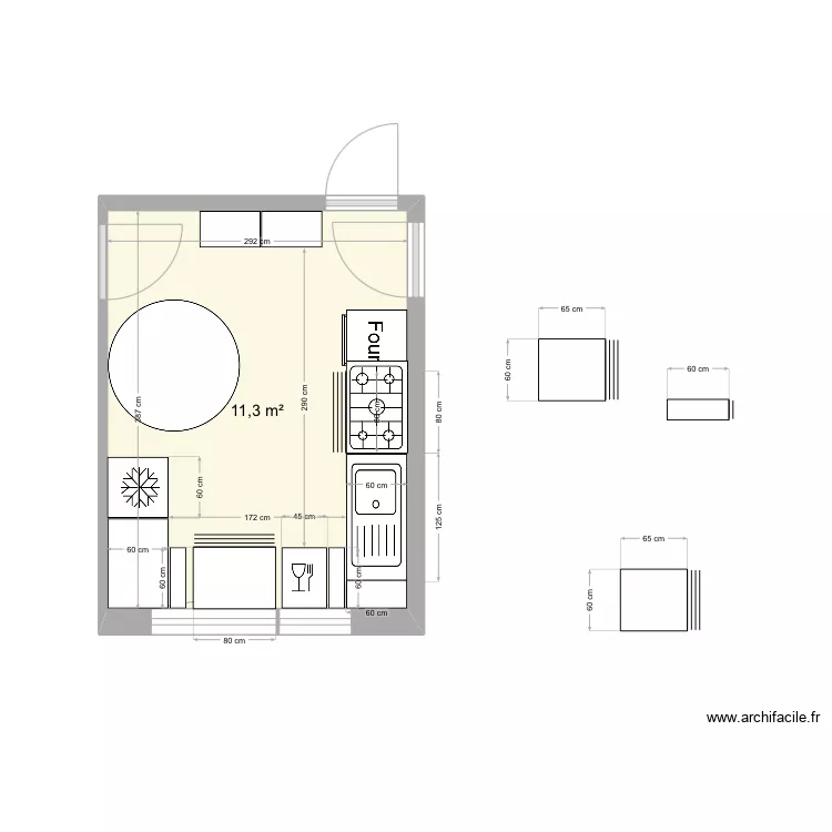 Cuisine Ploemeur 3. Plan de 