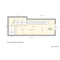 Plan aménagement intérieur Valras