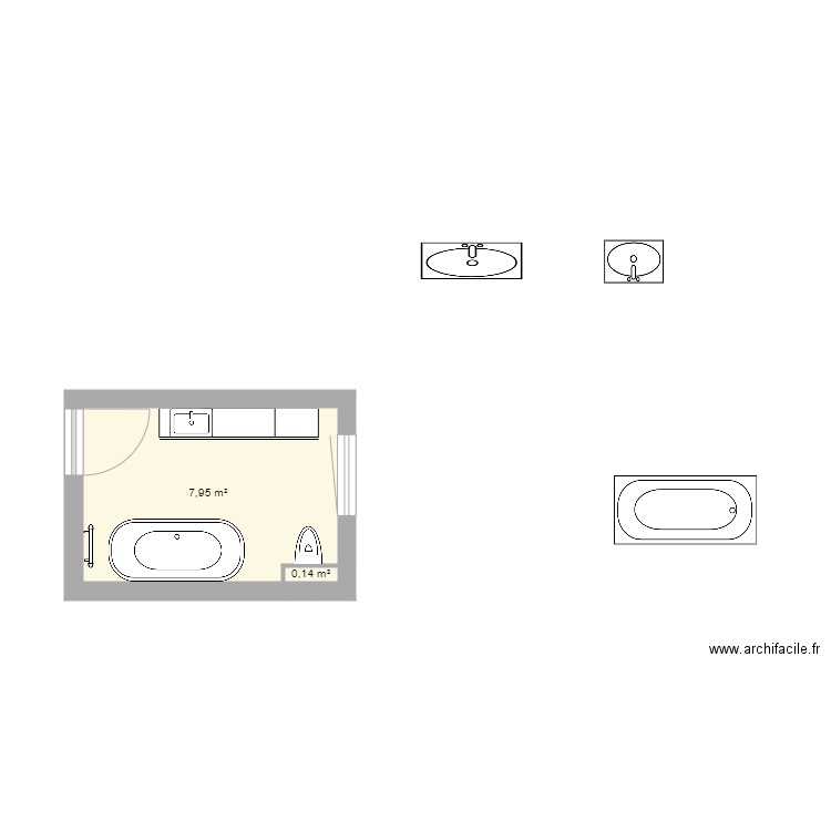 SDB 2024. Plan de 0 pièce et 0 m2