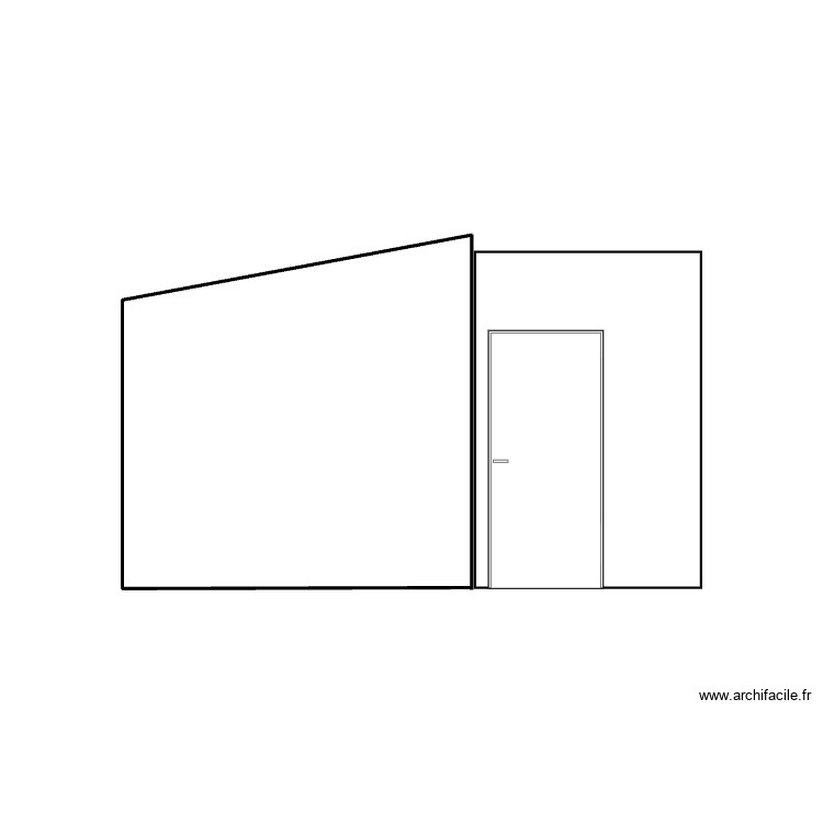 vue de c&ocirc;t&eacute; gauche. Plan de 0 pièce et 0 m2