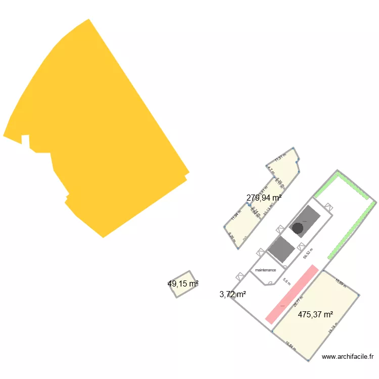 Vivier de Roscoff. Plan de 