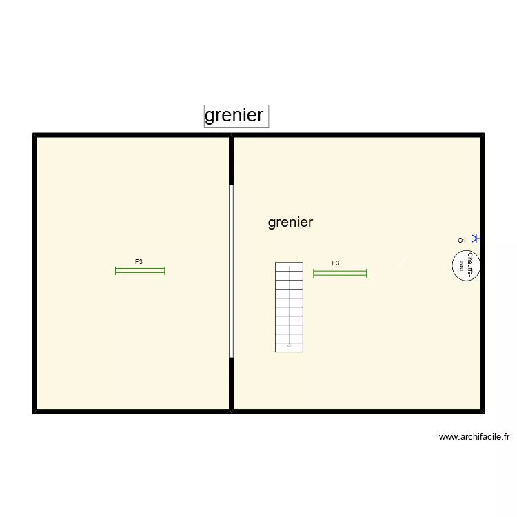 adrien ,critelle implentation grenier. Plan de 