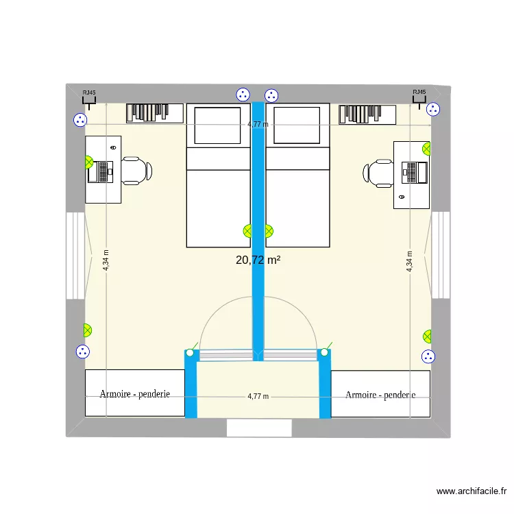 Vauban Chambre 2. Plan de Vauban Chambre 2. Plan de