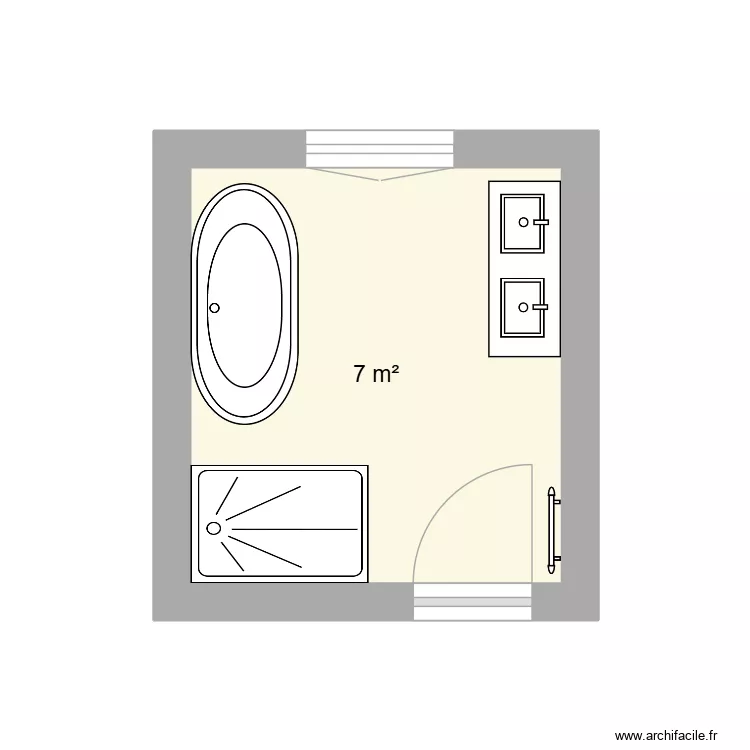 salle de bain 6. Plan de 