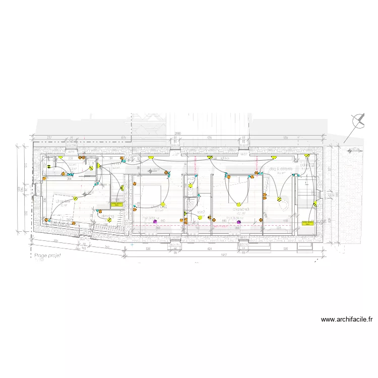 AUGUSSEAU ETAGE ELEC. Plan de 