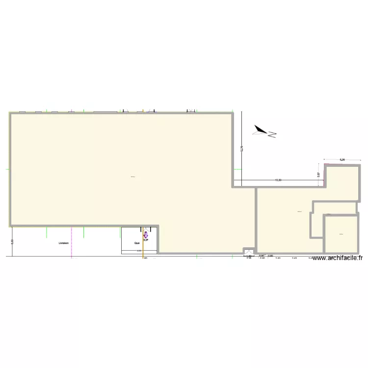 LFCF option 1. Plan de 3 et 1019 m² LFCF option 1. Plan de 3 et 1019 m²