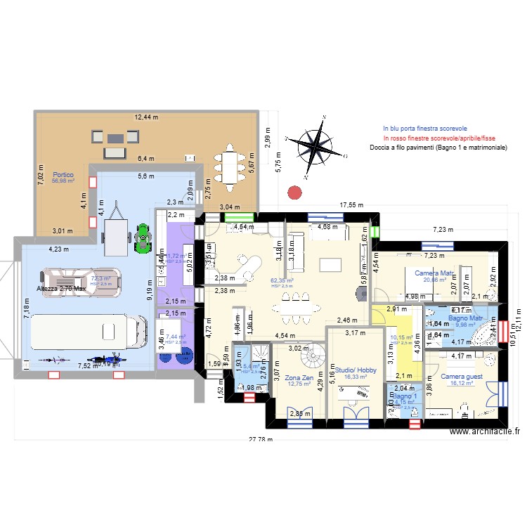 Angera_9i. Plan de 13 pièces et 306 m2