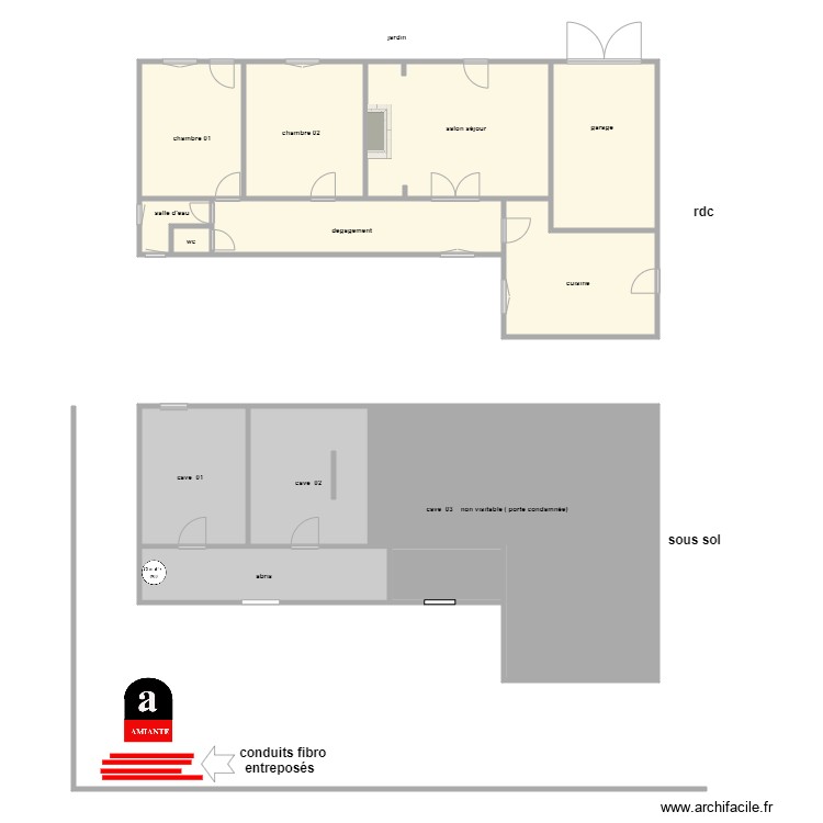 valfin am. Plan de 0 pièce et 0 m2