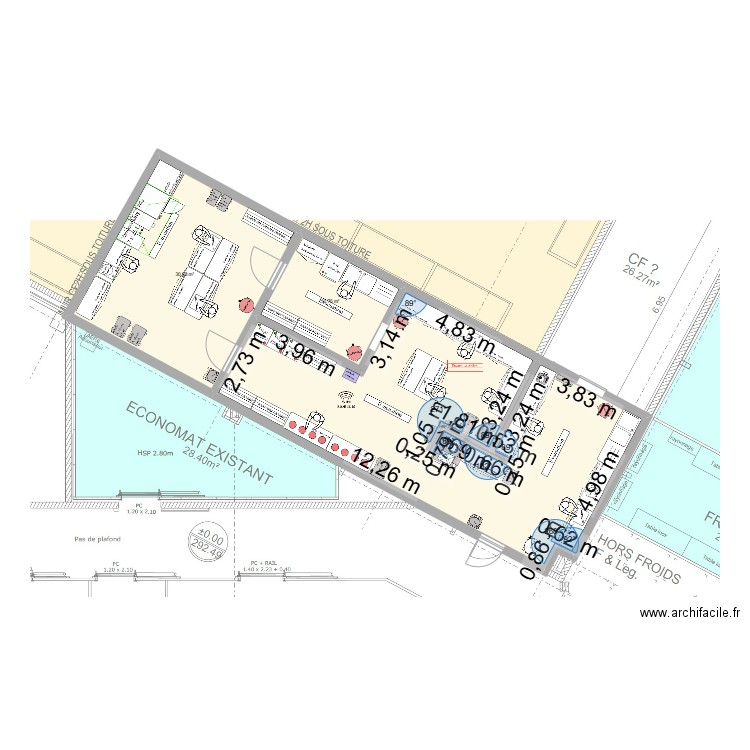 LA RAVOIRE. Plan de 3 pièces et 103 m2