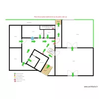 Plan d'&eacute;vacuation rez de jardin batiment B 