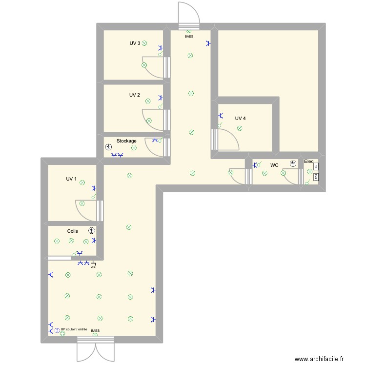 SOLEIA. Plan de 10 pièces et 65 m2