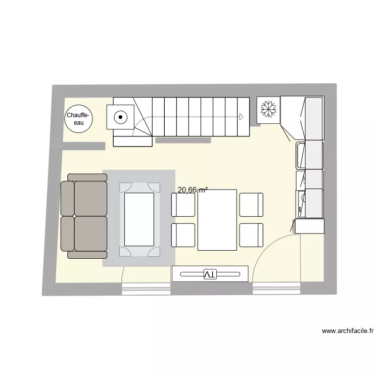 cabourg. Plan de 1 et 21 m² cabourg. Plan de 1 et 21 m²