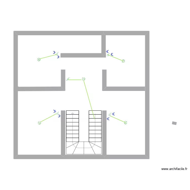 Muriel &eacute;tage. Plan de 