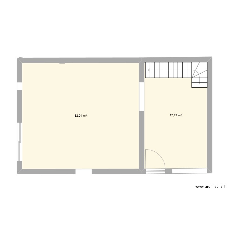 grange. Plan de 0 pièce et 0 m2