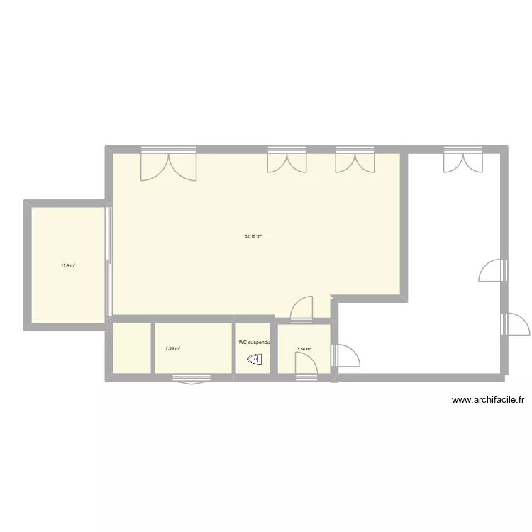 lettret étage 1. Plan de 4 et 85 m² lettret étage 1. Plan de 4 et 85 m²