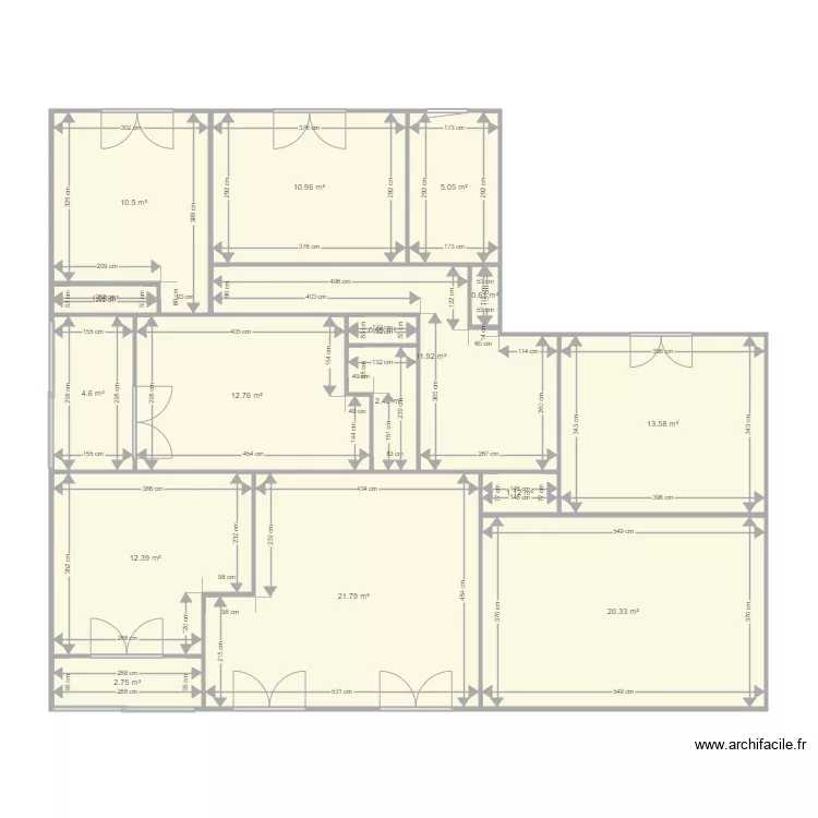 projet frene. Plan de 