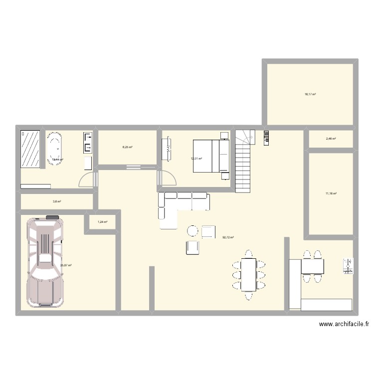 MaisonReve. Plan de 10 pièces et 184 m2