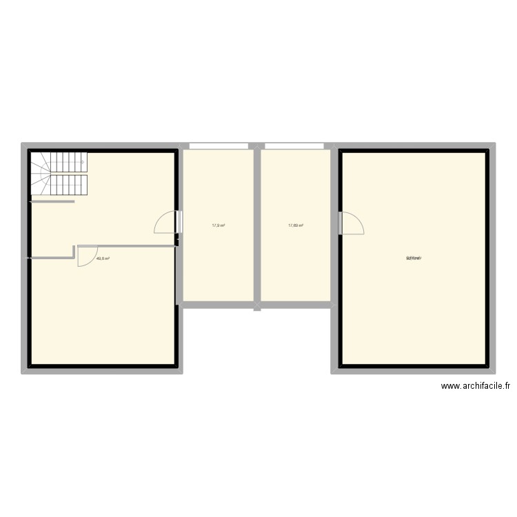 PLAN HARD. Plan de 5 pièces et 190 m2