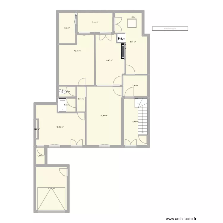 APPARTEMENT BUGA - PLAN PROJET GO. Plan de 