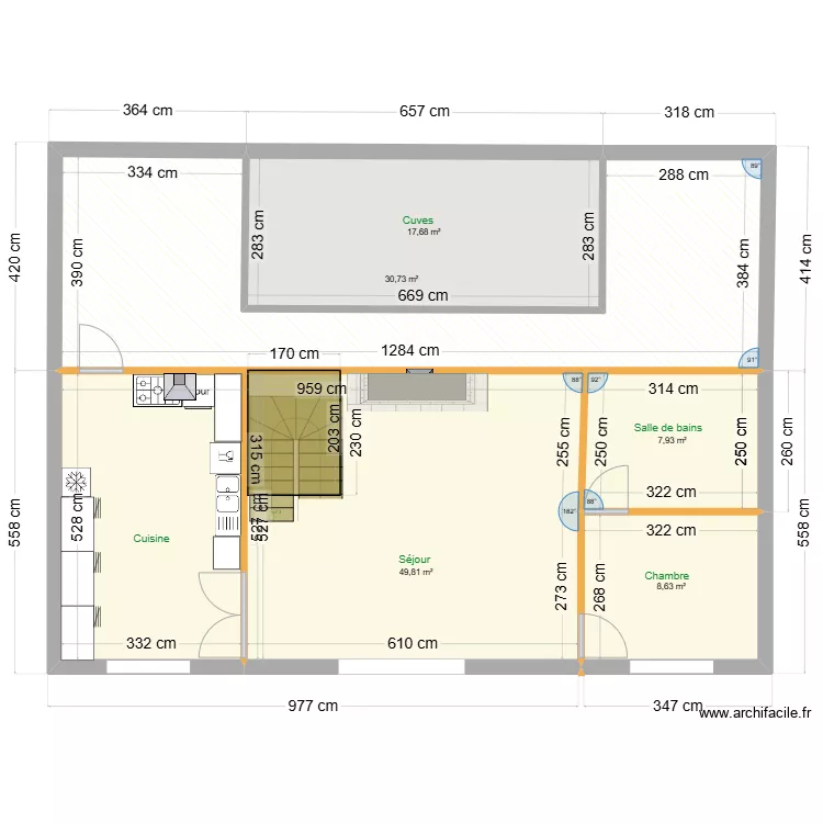 Esquisse RdeCh1. Plan de 