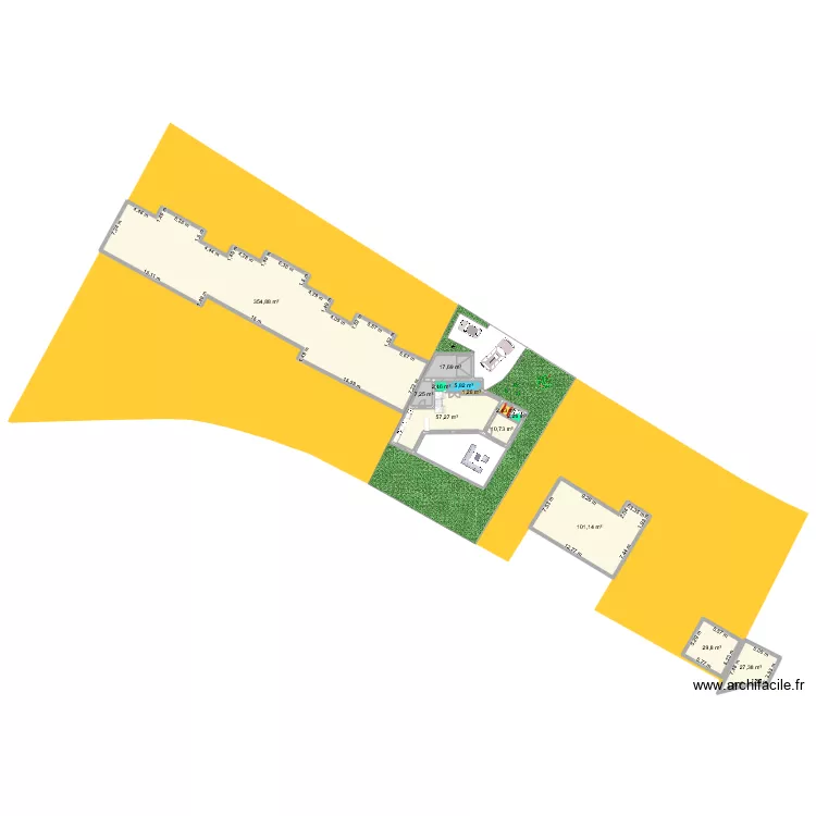 PORT BLANC BADEN. Plan de 16 et 705 m² PORT BLANC BADEN. Plan de 16 et 705 m²