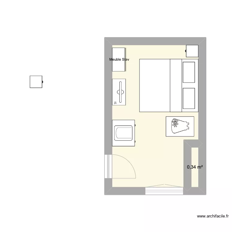 chambre stev et gathou. Plan de chambre stev et gathou. Plan de