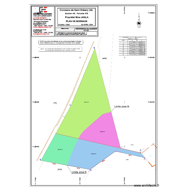 JAGLA 2. Plan de 0 pièce et 0 m2