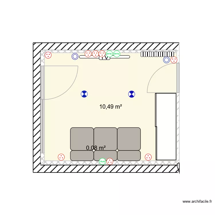 plan meuble salle de jeu. Plan de 2 et 11 m² plan meuble salle de jeu. Plan de 2 et 11 m²