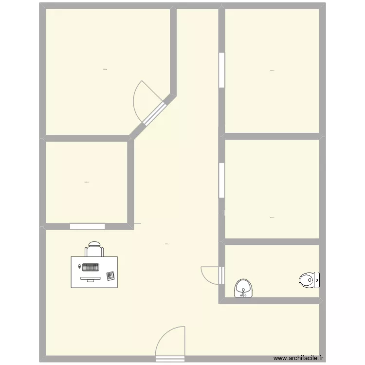 plan institut. Plan de 5 Pièces et 2564 m²