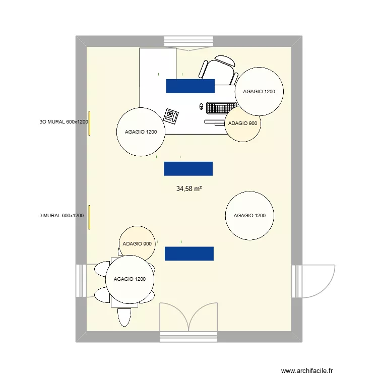 CORMEILLES DGS. Plan de 