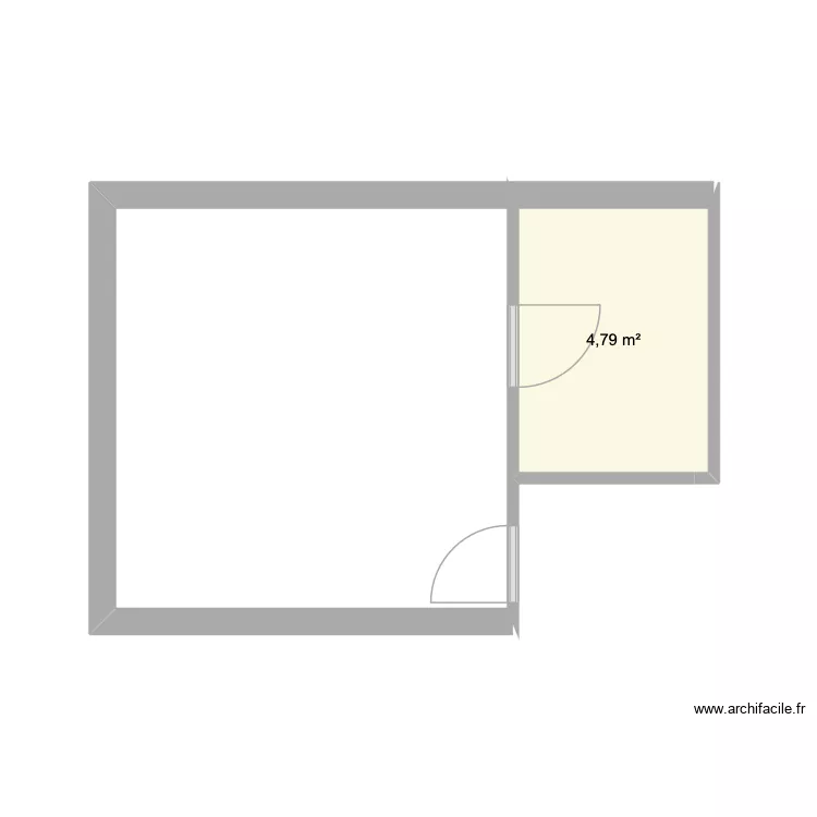 Monnaz. Plan de 4 et 38 m² Monnaz. Plan de 4 et 38 m²