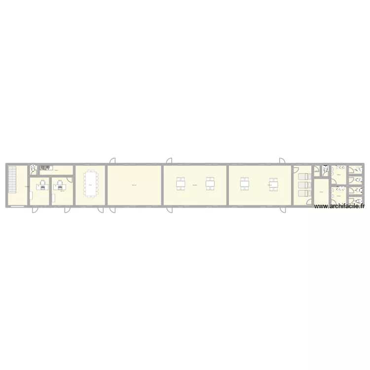 PLAN EVACUATION EFIB coté direction. Plan de 16 Pièces et 296 m² PLAN EVACUATION EFIB coté direction. Plan de 16 Pièces et 296 m²
