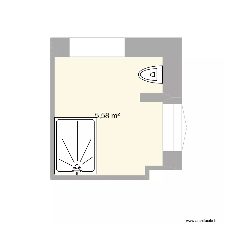 gaujoux st cesaire. Plan de 