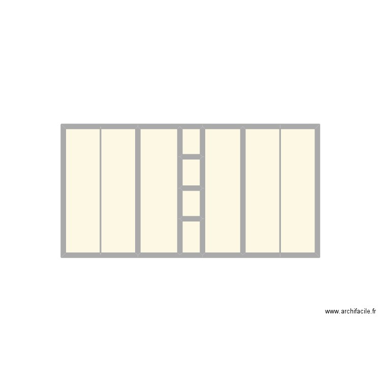 Placard chambre 2. Plan de 0 pièce et 0 m2