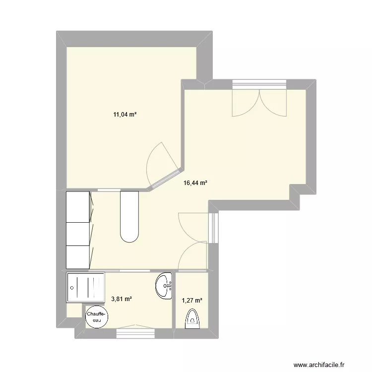 2EME ETAGE THOMAS. Plan de 