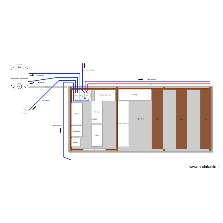 Abris jardin. Plan de 0 pièce et 0 m2