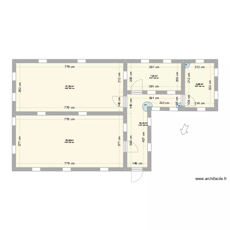 PLAN MAISON CAMPAGNE A. Plan de 