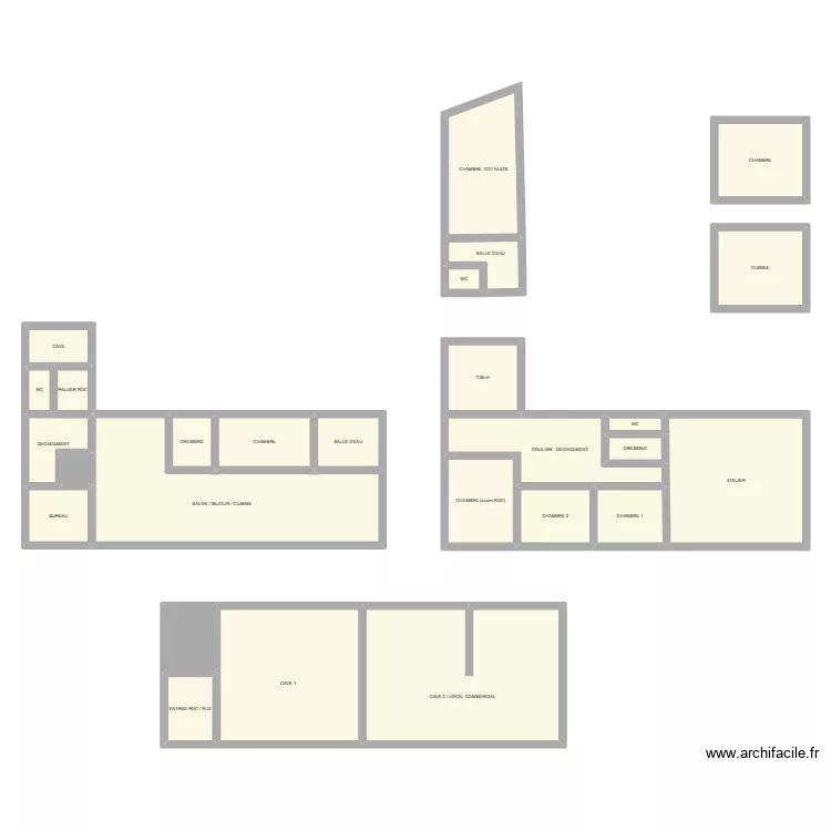 vezenobres. Plan de 27 et 264 m² vezenobres. Plan de 27 et 264 m²