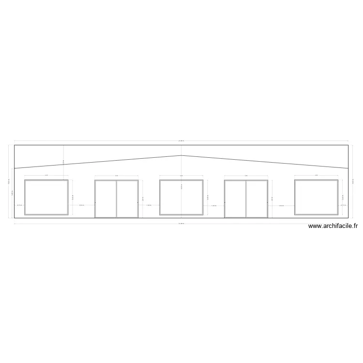 EVA MTP FACADE AVANT. Plan de 