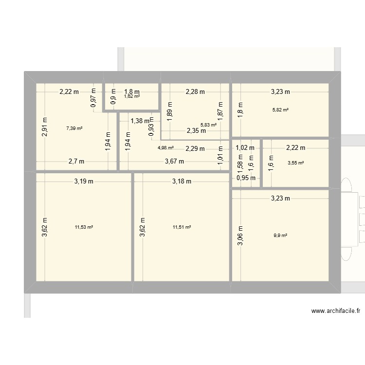Projet maison neuve 4. Plan de 15 pièces et 175 m2