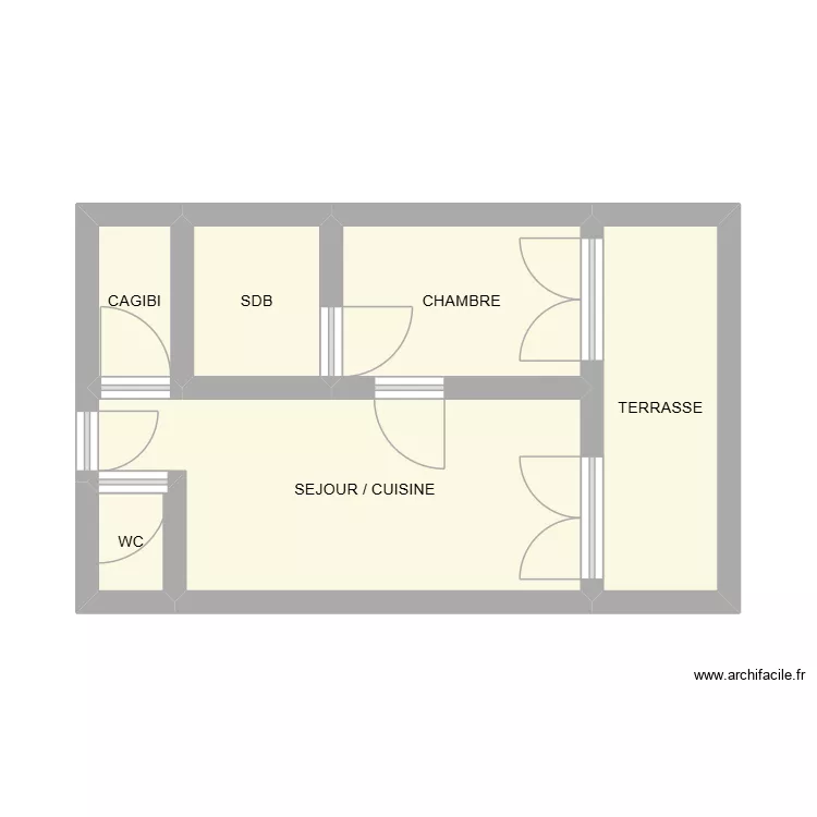 test_1. Plan de 6 et 26 m² test_1. Plan de 6 et 26 m²