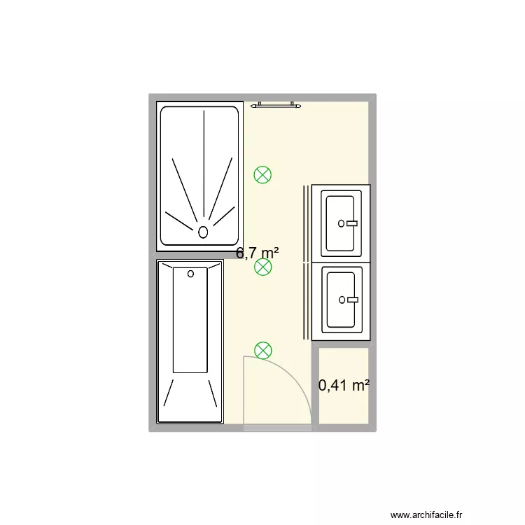 svc. Plan de 2 et 7 m² svc. Plan de 2 et 7 m²